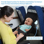 Toddler Airplane Bed Portable Travel Footrest Airplane Seat Extender with Side Pocket Comfortable Kids Travel Plane Bed Hammock