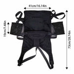 Toddler Airplane Bed Portable Travel Footrest Airplane Seat Extender with Side Pocket Comfortable Kids Travel Plane Bed Hammock