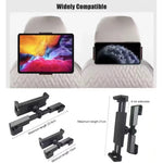 Telescopic Car Phone Holder for Rear Row Tablet Holder anti Shake Tablet Mount Universal Auto Phone Stand for 4-12.9 Inch Ipad