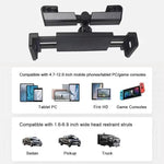 Telescopic Car Phone Holder for Rear Row Tablet Holder anti Shake Tablet Mount Universal Auto Phone Stand for 4-12.9 Inch Ipad