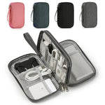 1Pc Pink/Grey/Black/Navy Travel Portable Digital Product Storage Bag USB Data Cable Organizer Headset Charging Treasure Box Bag