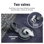 Outdoor Camping Double Inflatable Mattress Extra Wide Sleeping Pad Ultralight Folding Bed Sleeping Mat Car Travel Mat