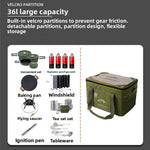 36L Outdoor Table Board Multi-Functional Camping Storage Bag Tactical Storage Box with a Portable Camping Gear