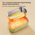 900ML Electric Lunch Box Portable Food Warmer with Heat Preservation Self-Heating Steaming Cooking Pot for Office Worker
