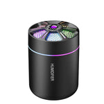 Powerful and Efficient Air Humidifier 180ML Aromatherapy Aroma Diffuser Essential Oil with Colorful Lights for Home Car Bedroom