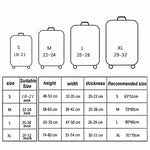 Thick Elastic World Map Luggage Protective Cover Zipper Suit for 18-32 Inch Bag Suitcase Covers Trolley Cover Travel Accessories