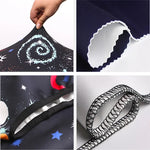 Thick Elastic World Map Luggage Protective Cover Zipper Suit for 18-32 Inch Bag Suitcase Covers Trolley Cover Travel Accessories
