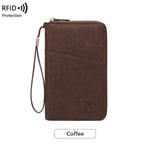 New Retro Passport Bag Family Size Passport Bag Small Large Capacity Passport Holder Can Hold 4 Passport Bags Travel Accessories