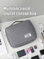 Multifunctional Digital Bag Data Cable Headphones Hard Drive Power Supply Digital Handbag Electronic Accessory Storage Bag
