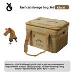 36L Outdoor Table Board Multi-Functional Camping Storage Bag Tactical Storage Box with a Portable Camping Gear