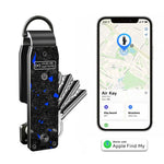 Key Organizer Works,Key Finder,Built-In Airtag Chips, Car Key Chains with GPS Tracker, Keychain,Holds 2-6 Keys