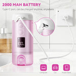 Portable Electric Travel Bidet Rechargeable Personal Bidet Sprayer for Women Handheld Butt Shower for Hygiene Postpartum Clean