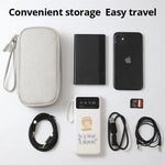 1Pc Pink/Grey/Black/Navy Travel Portable Digital Product Storage Bag USB Data Cable Organizer Headset Charging Treasure Box Bag