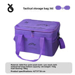 36L Outdoor Table Board Multi-Functional Camping Storage Bag Tactical Storage Box with a Portable Camping Gear