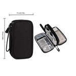 1Pc Pink/Grey/Black/Navy Travel Portable Digital Product Storage Bag USB Data Cable Organizer Headset Charging Treasure Box Bag
