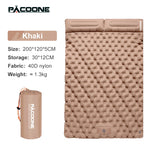 Outdoor Camping Double Inflatable Mattress Extra Wide Sleeping Pad Ultralight Folding Bed Sleeping Mat Car Travel Mat
