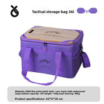 36L Outdoor Table Board Multi-Functional Camping Storage Bag Tactical Storage Box with a Portable Camping Gear