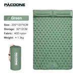Outdoor Camping Double Inflatable Mattress Extra Wide Sleeping Pad Ultralight Folding Bed Sleeping Mat Car Travel Mat