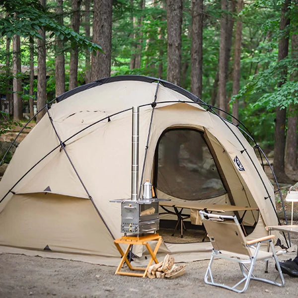 Camping Tent Commander Dome Tent Shelter Waterproof Windproof Ultra-Light 70D Nylon 160/185/245CM