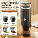 Portable Coffee Maker Electric Capsule Grind Coffee Brewer Is Suitable for Ground Coffee and KCUP Capsule Coffee Capsules