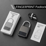 Lucchetto per Impronte Digitali Armadietto Di Sicurezza Intelligente Senza Chiave Impermeabile Blocco per Impronte Digitali Carica USB Antifurto per Bagagli per Armadietto Da Palestra per Bici