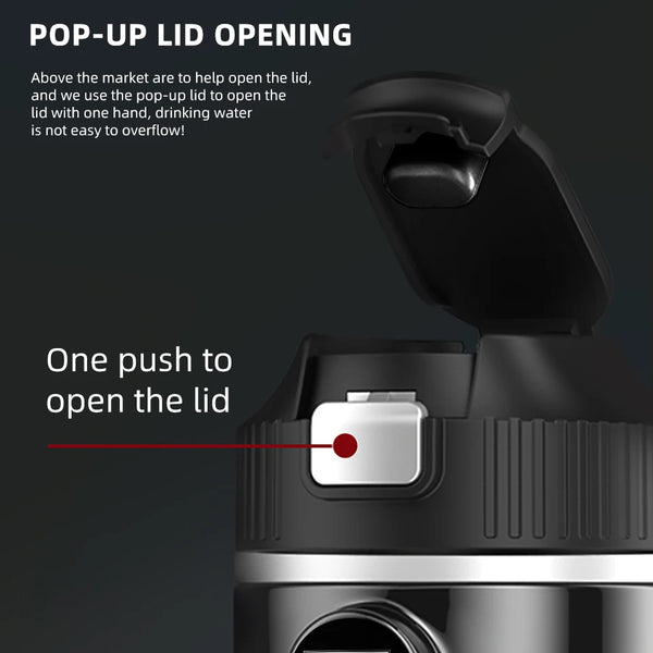 12V/24V 500ML Electric Heating Cup Kettle 304Stainless Steel Water Heater Bottle Auto Shut off Fast Boiling Cup for Travel Car