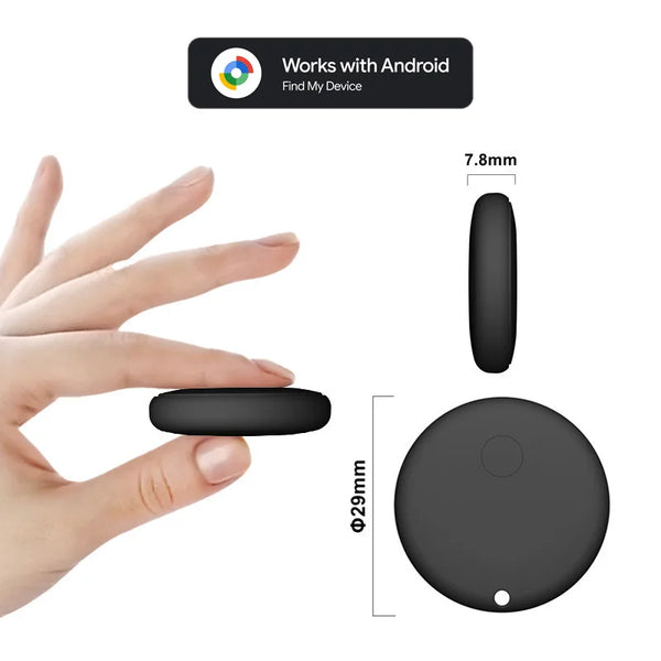 Android Smart Tag Tracker Bluetooth Item Finder Work with Find My (Hub) APP, for Luggage, Bags, Wallets, Keys Tracking Tag