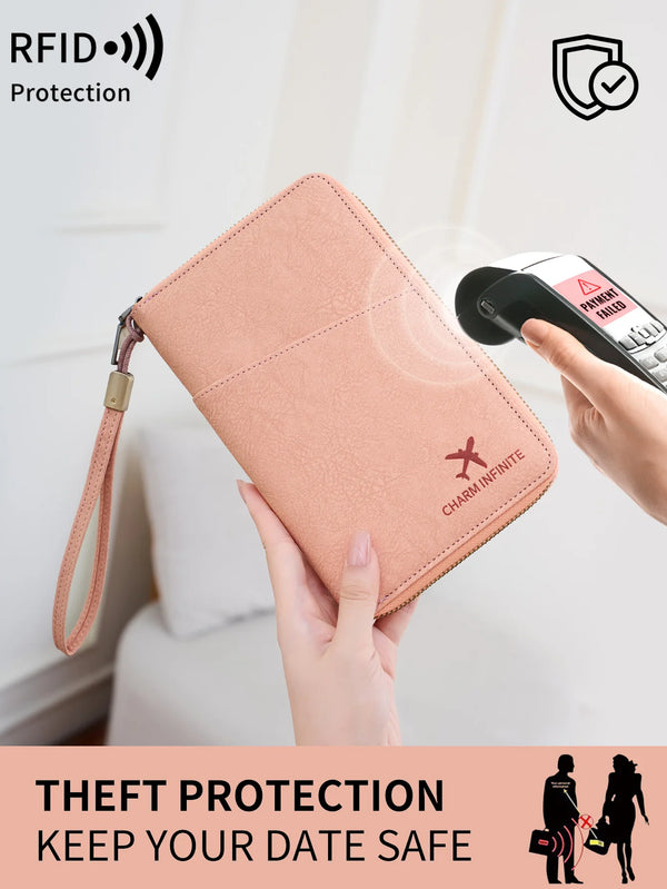 New Retro Passport Bag Family Size Passport Bag Small Large Capacity Passport Holder Can Hold 4 Passport Bags Travel Accessories