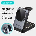 Magnetic 3-In-1 Wireless Charger Nightlight Foldable Magsafe for Iphone 12-17 Apple Watch Airpods (Not for Airpods 2) W91