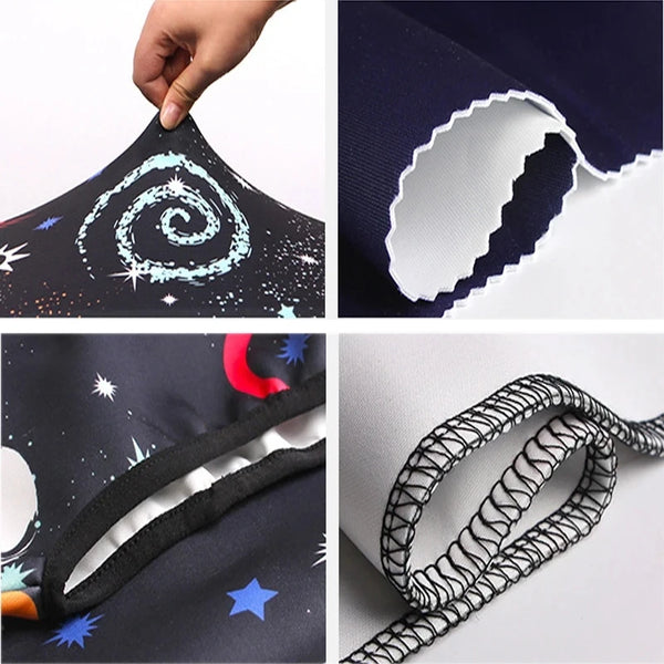 Thick Elastic World Map Luggage Protective Cover Zipper Suit for 18-32 Inch Bag Suitcase Covers Trolley Cover Travel Accessories