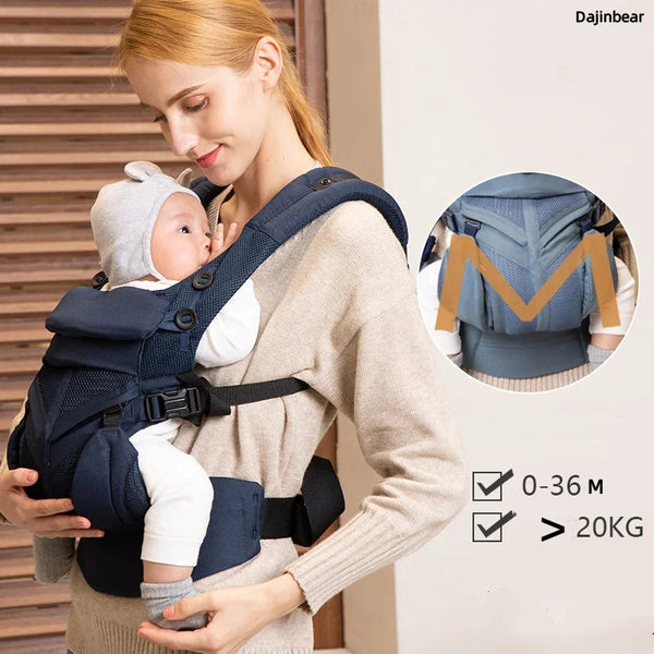 360 Omni Baby Carrier Cotton Breathable Ergonomic Backpacks Holder Shoulder Waist Belt Sling Suspenders