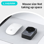 Magnetic 3-In-1 Wireless Charger Nightlight Foldable Magsafe for Iphone 12-17 Apple Watch Airpods (Not for Airpods 2) W91