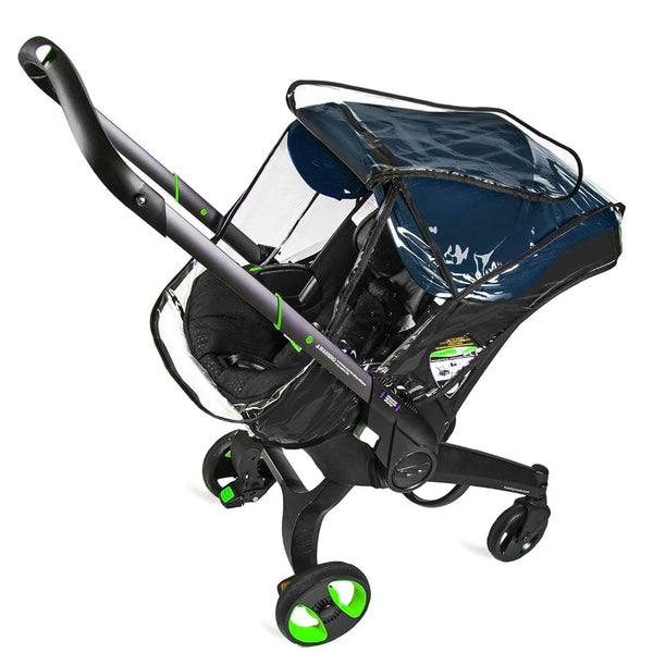 Stroller Raincoat Thickened Transparent PVC Vision Rain Cover for Doona & Foofoo Baby Stroller 3 in 1 Baby Stroller Accessories