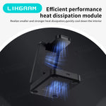 Magnetic 3-In-1 Wireless Charger Nightlight Foldable Magsafe for Iphone 12-17 Apple Watch Airpods (Not for Airpods 2) W91