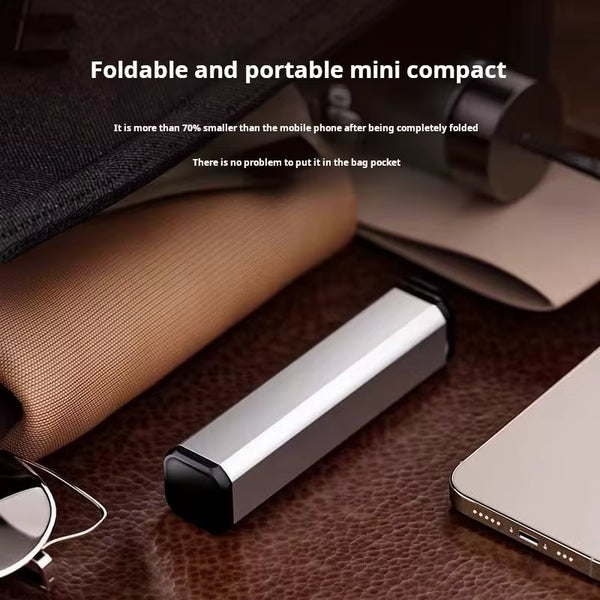 Airplane Phone Bracket,Portable Phone Stand for Desk with Multi-Directional 360 Degree Rotation,Pocket Size Foldable Phone Stand
